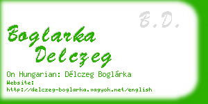 boglarka delczeg business card