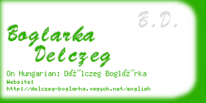 boglarka delczeg business card